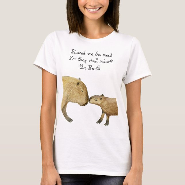 Camiseta Blessed Capybara (Anverso)