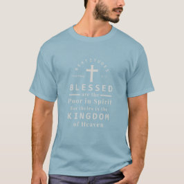 Camiseta Blessed es los pobres en alcohol