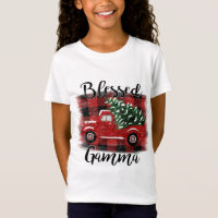 Blessed Gamma Red Truck Vintage Christmas Tree