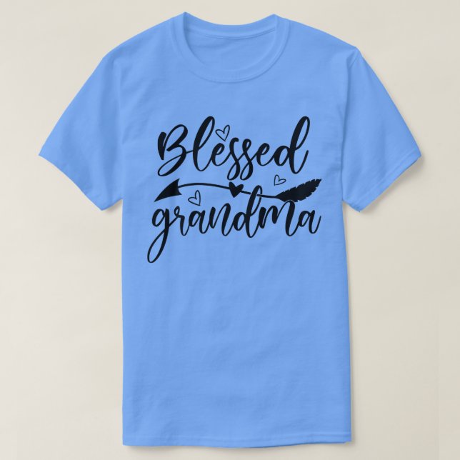 Camiseta Blessed Grandma One Thankful Grandma Fall Thanksgi (Diseño del anverso)