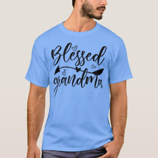 Camiseta Blessed Grandma One Thankful Grandma Fall Thanksgi