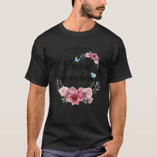 Camiseta Blessed Grandma with Floral Mother s Day 2023