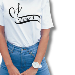 Camiseta Blessed Heart Cross
