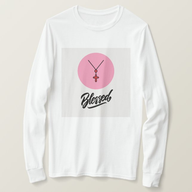 Camiseta Blessed Long Sleeve (Anverso del diseño)