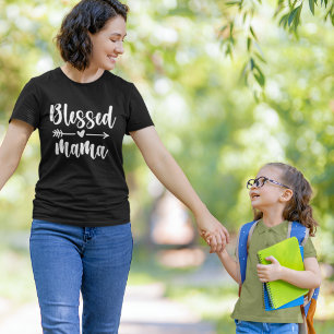 Camiseta Blessed Mama Cute Mom
