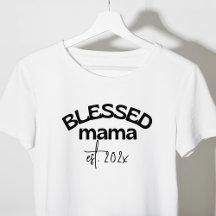 Blessed Mama Estableció Año Blanco Negro