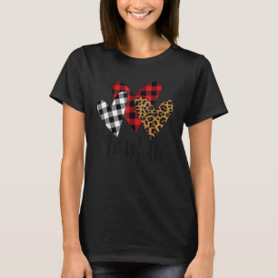 Camiseta Blessed mamaw leopard Buffalo Plaid mamaw christma