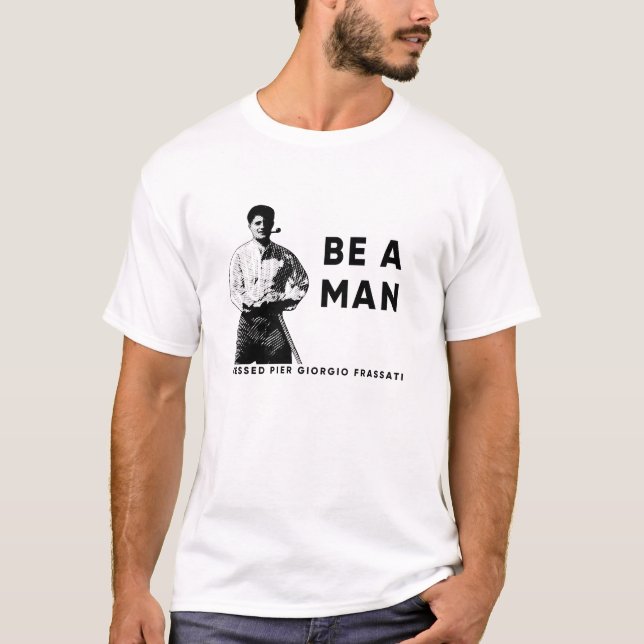 Camiseta Blessed Pier Giorgio Frassati - Verso l’Alto (Anverso)
