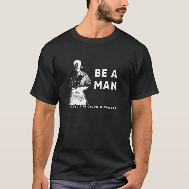 Camiseta Blessed Pier Giorgio Frassati - Verso l’Alto (Anverso)