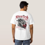 Camiseta Blessed Pray For Me Christian Faith Graphic<br><div class="desc">Express your faith and strength with this powerful Blessed Pray For Me graphic T-shirt. Featuring a striking back-print design with praying hands, roses, and bold typography, this shirt blends spiritual symbolism with modern streetwear style. Perfect for believers who want to represent faith, hope, and gratitude through fashion. Ideal for casual...</div>
