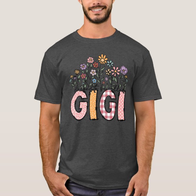 Camiseta Blessed to Be Called Gigi Floral Mothers Day frien (Anverso)