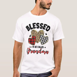 Camiseta Blessed To Be Called Grandma Mother