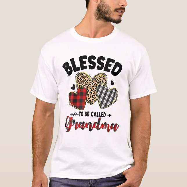 Camiseta Blessed To Be Called Grandma Mother (Anverso)