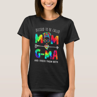 Camiseta Blessed To Be Called Mom And G Ma Mother's Day