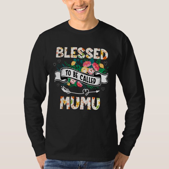 Camiseta Blessed To Be Called MuMu  Grandma Mother s Day Pa (Anverso)