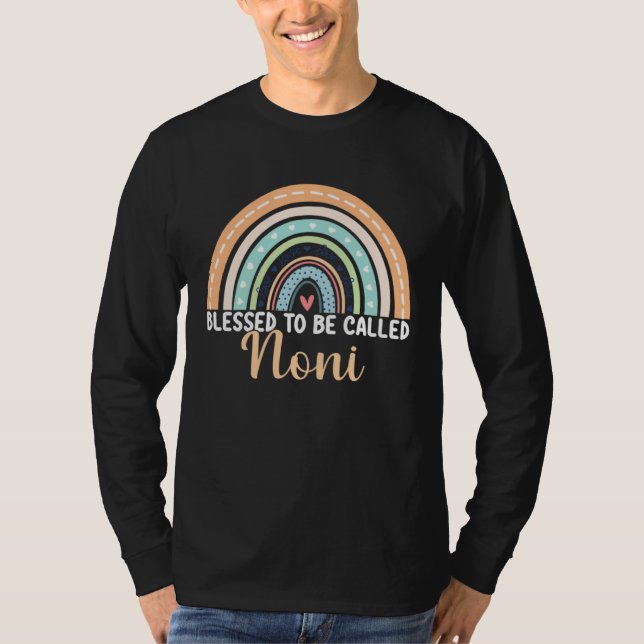 Camiseta Blessed To Be Called Noni Rainbow Mother s Day Non (Anverso)