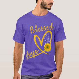 Camiseta Blessed To Be Called Yoyo Heart Sunflower Mothers