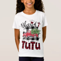 Blessed Tutu Red-plaid Navidades