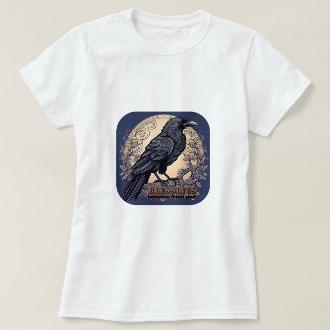 Camiseta Blessing Raven (Diseño del anverso)