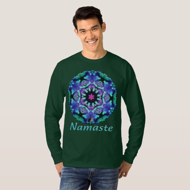 Camiseta Bleus Namaste Caleidoscopio (Anverso completo)