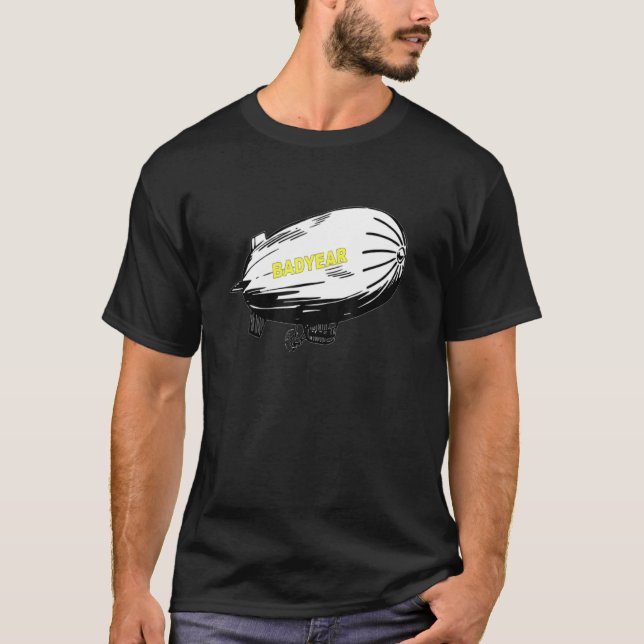 Camiseta Blimp de año de vuelo de Airship Zeppelin (Anverso)
