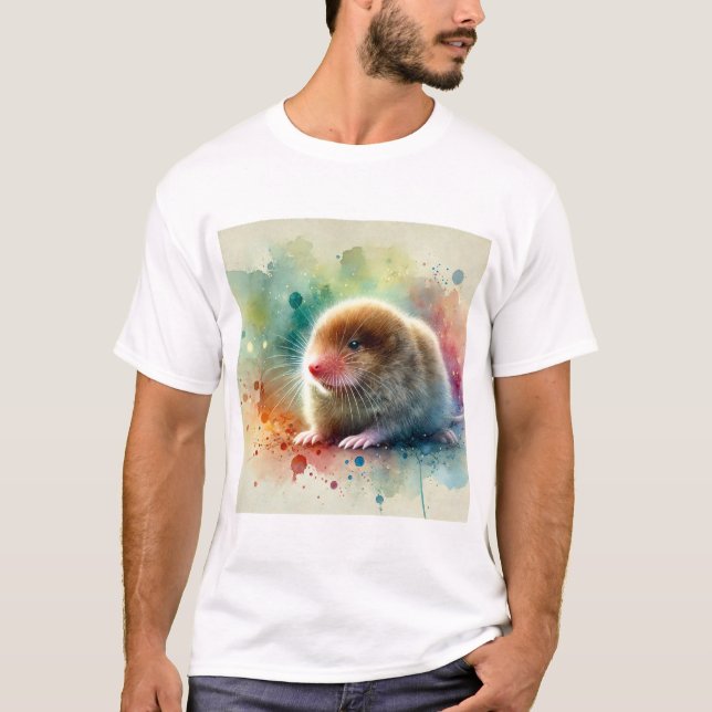 Camiseta Blind Mole in Watercolor 300724AREF134 - Watercolo (Anverso)
