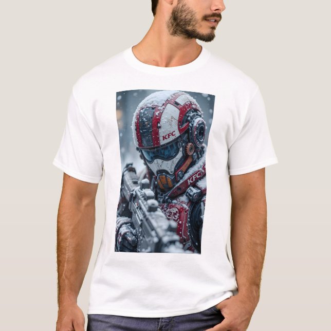 Camiseta blindada KFC Robot (Anverso)