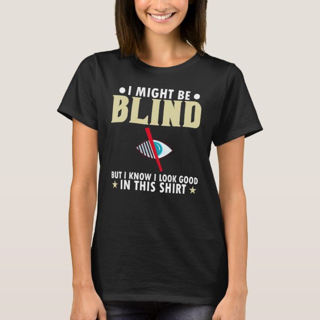 Camiseta Blindness Cane Blind Walking Stick Braille 5 (Anverso)
