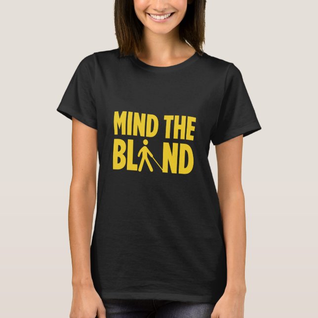 Camiseta Blindness For Blind People Blind Person Braille Re (Anverso)