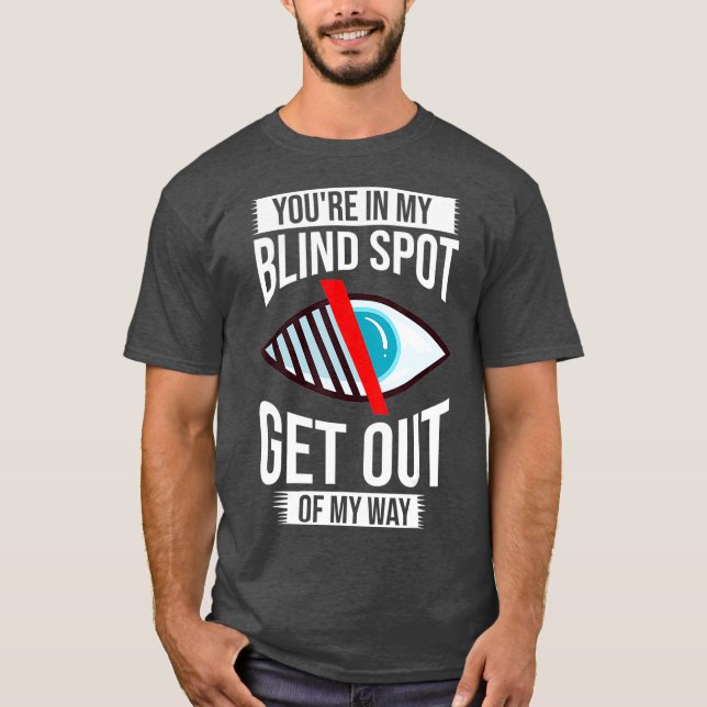 Camiseta Blindness Gift For Blind People Braille (Anverso)