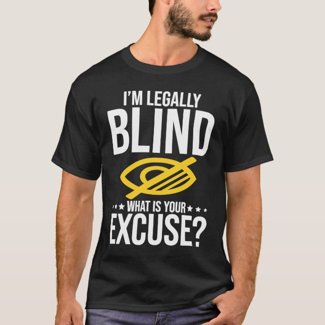 Camiseta Blindness No Excuse Blind (Anverso)