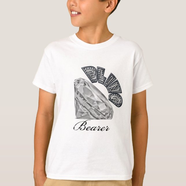 Camiseta Bling Bearer Boda Gift (Anverso)
