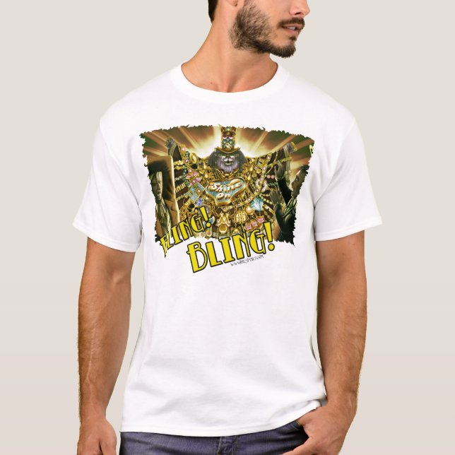 Camiseta ¡Bling! ¡Bling! (luz) (Anverso)