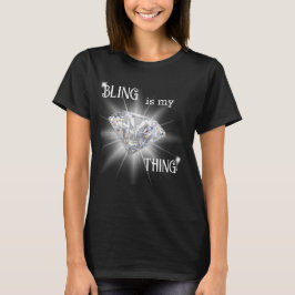 Camiseta Bling es mi cosa Sparkle Diamond