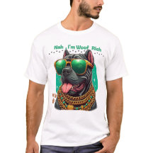 Blingee en francés - Perro de hip-hop con cadenas
