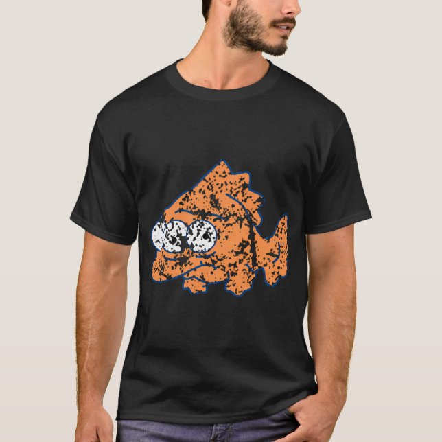 Camiseta blinky el pez - grunge medio (Anverso)