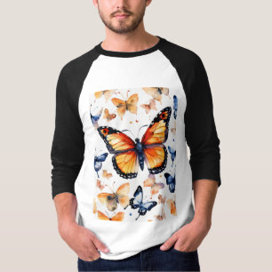 Camiseta Bliss de mariposa" Unisex Tee: Adoptar la eleganci