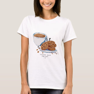 Camiseta Bliss de té y galletas: disfruta todos los días