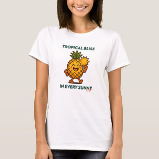 Camiseta Bliss Tropical En Cada Beso Sunny