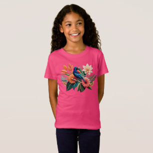 Camiseta Bliss tropical: Una Fusión Vibrante de la Flora