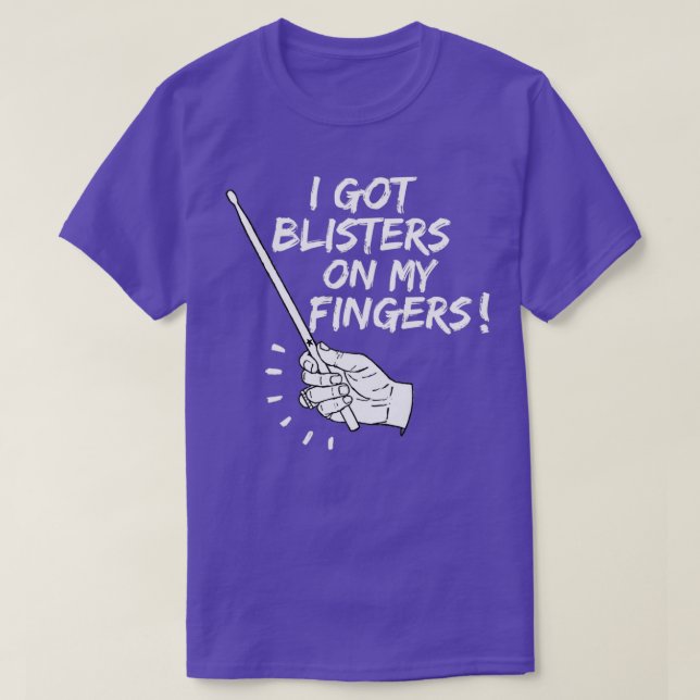 Camiseta Blisters en mis dedos  (Diseño del anverso)