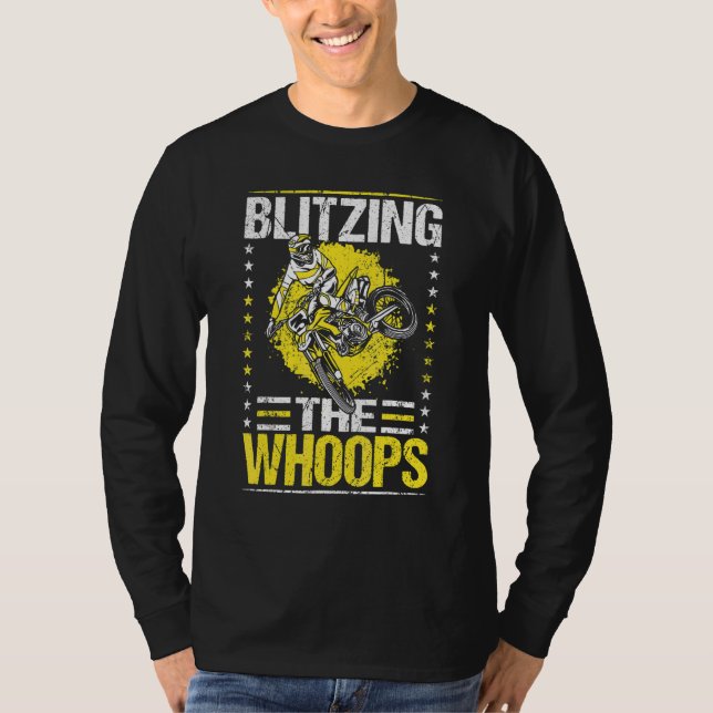 Camiseta Blitzing The Whoops Motocross Supercross Dirt (Anverso)