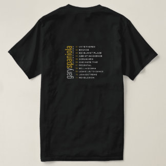 Camiseta BLK sin ataduras - Delante y atrás 0128