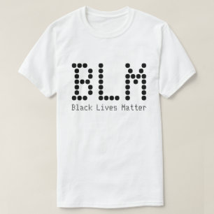 Camiseta BLM Black Lives Materia Nombre Y Personalizable De