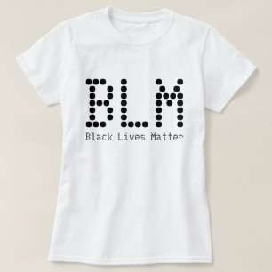 Camiseta BLM Black Lives Materia Nombre Y Texto Personaliza