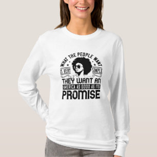 Camiseta BLM - Estados Unidos tan bueno como su promesa