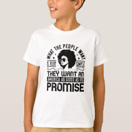 Camiseta BLM - Estados Unidos tan bueno como su promesa