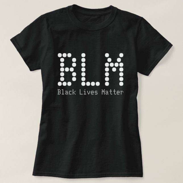 Camiseta BLM Las Vidas Negras Importan El Nombre Personaliz (Diseño del anverso)