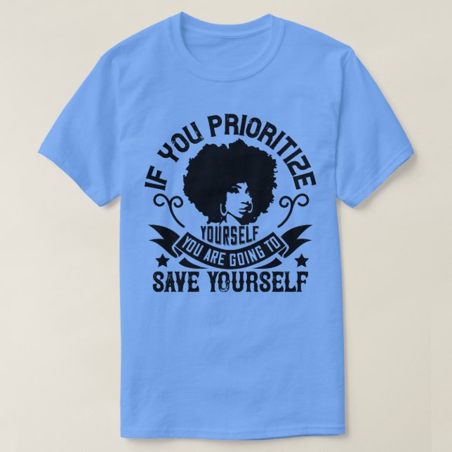 Camiseta BLM Priorizar tus ahorros1 (Diseño del anverso)