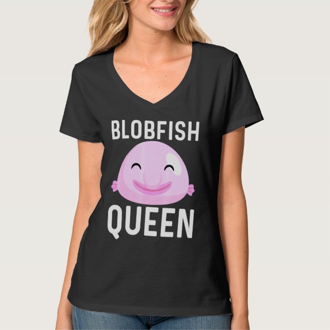 Camiseta Blobfish De Guay Para Mujeres Pescadoras Pescadore (Anverso)